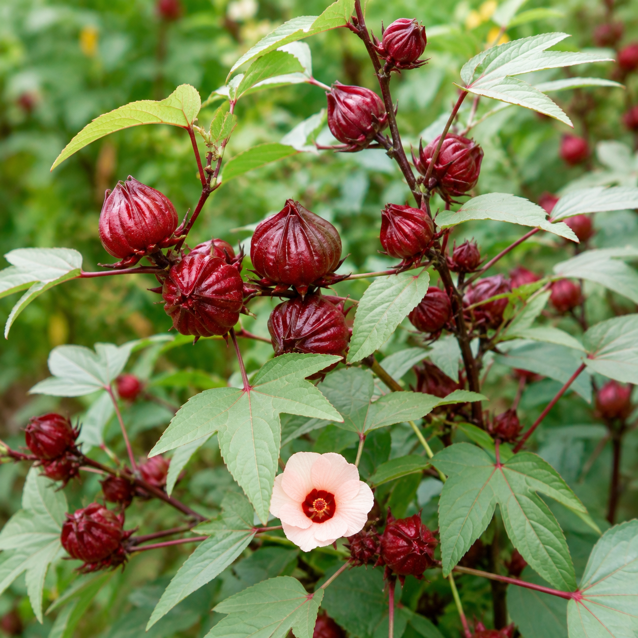 சிவப்பு புளிச்சக்கீரை( Red Gongura)