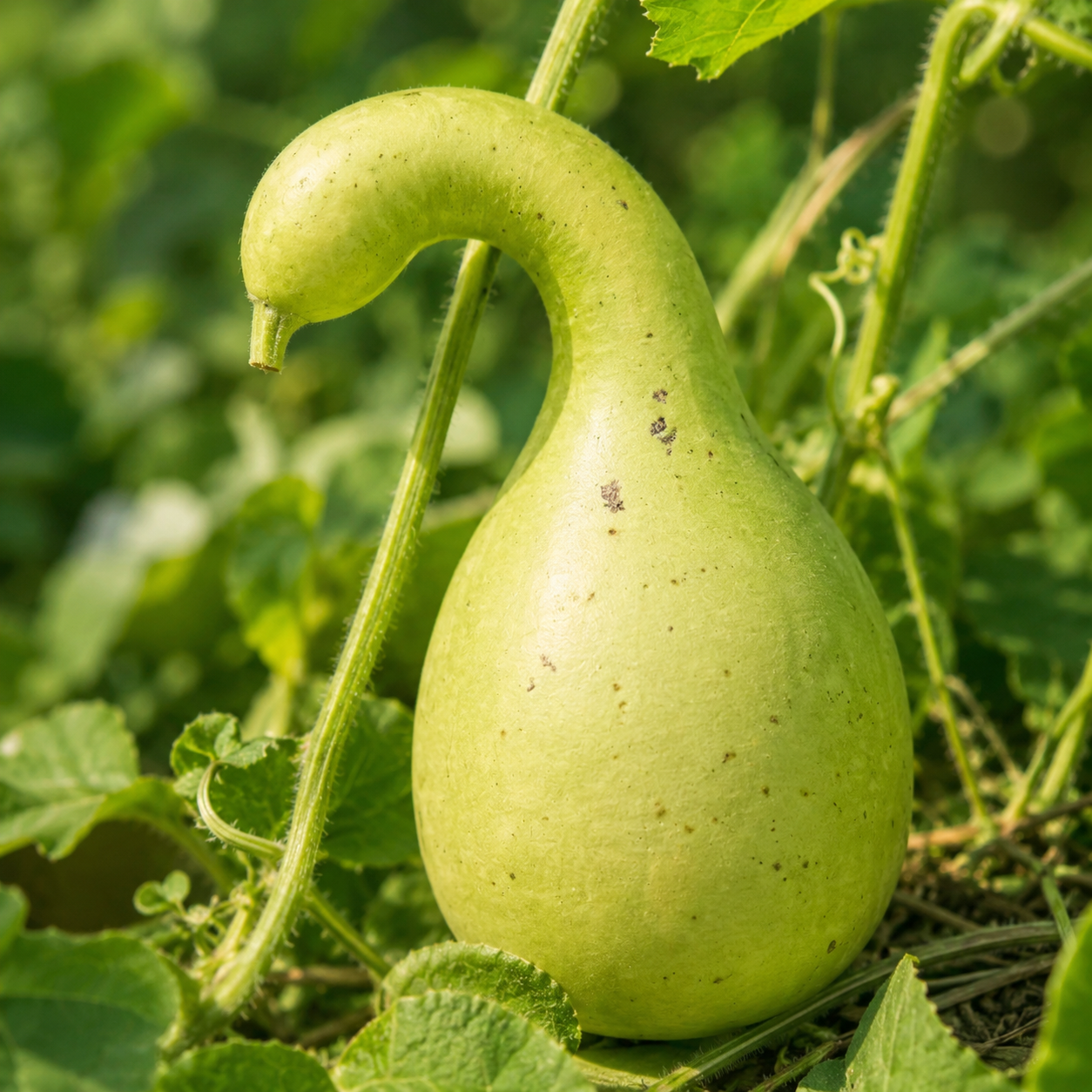 மயில் கழுத்து சுரைக்காய் ( peacock bottle gourd)