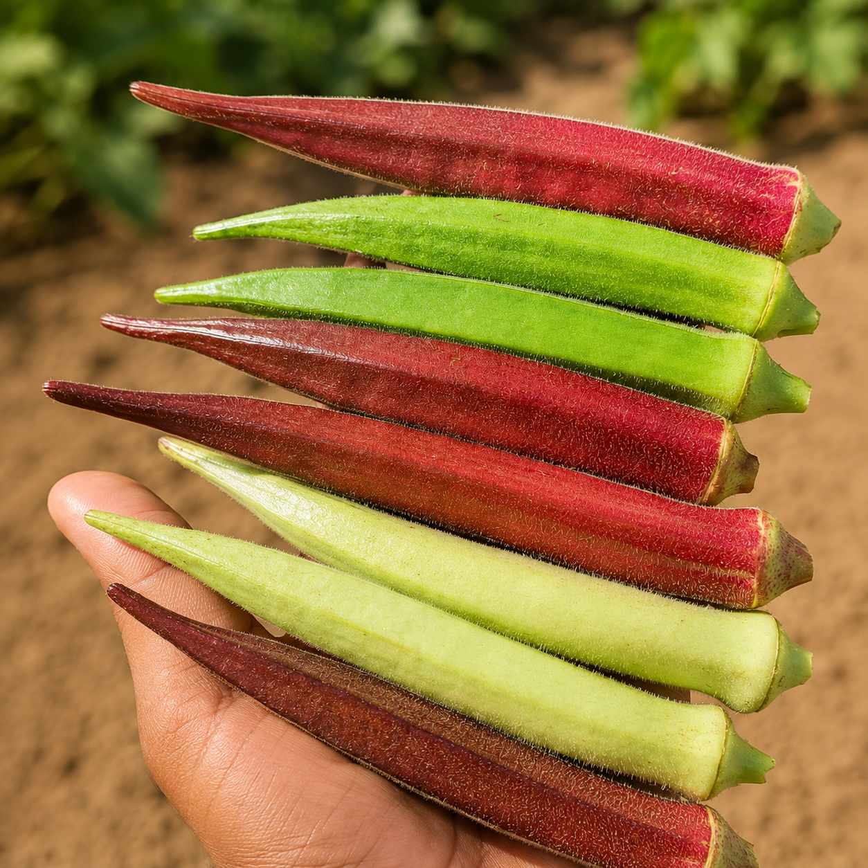 பலரக வெண்டைக்காய் ( Mixed okra)