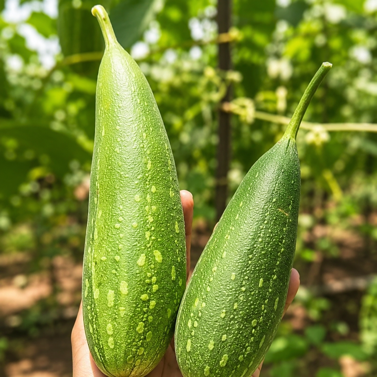 மெழுகு பீர்க்கங்காய் ( Sponge Gourd)