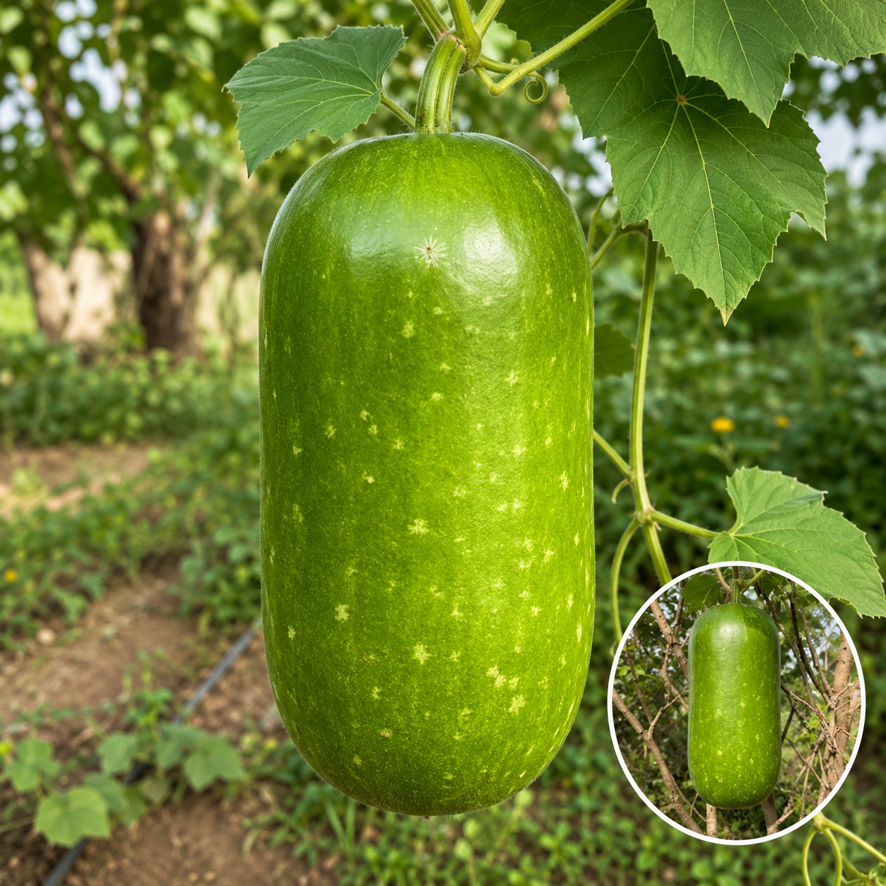 உருளை சுரைக்காய் (Cylinder shape Bottle gourd)