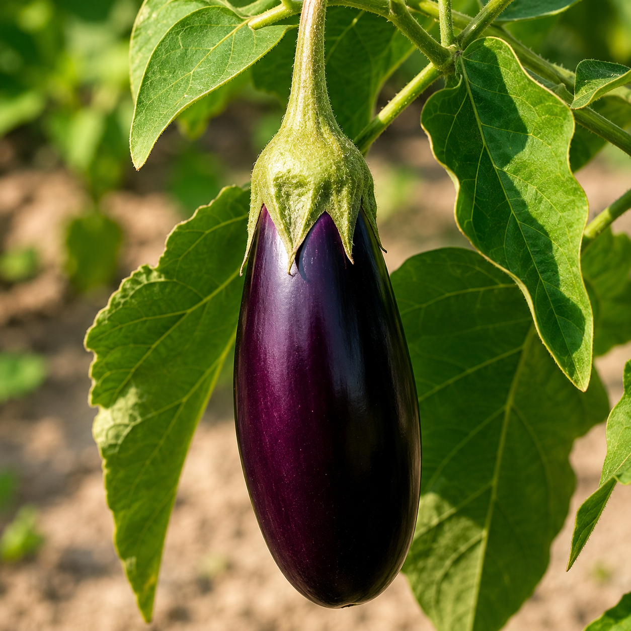 கருப்பு நீள கத்தரிக்காய் (Black Long Brinjal)