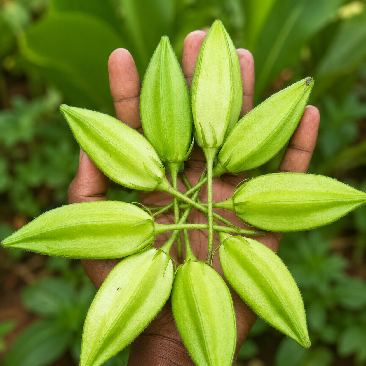 கஸ்தூரி வெண்டை (Kasthoori Okra)