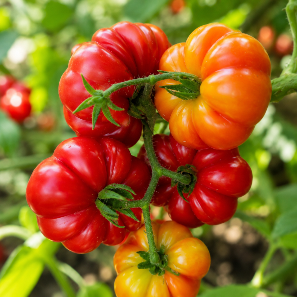 போளூர் வரி தக்காளி 🍅 ( Polur strip Tomato)