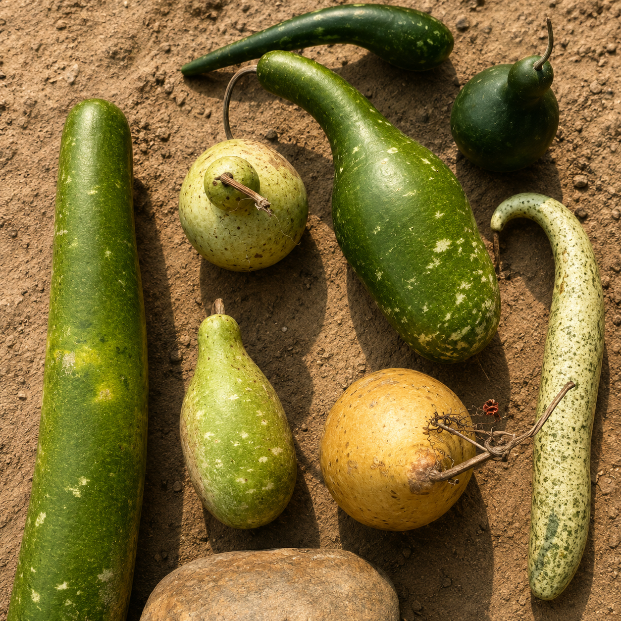 பலரக சுரைக்காய் ( Mixed Bottle gourd)