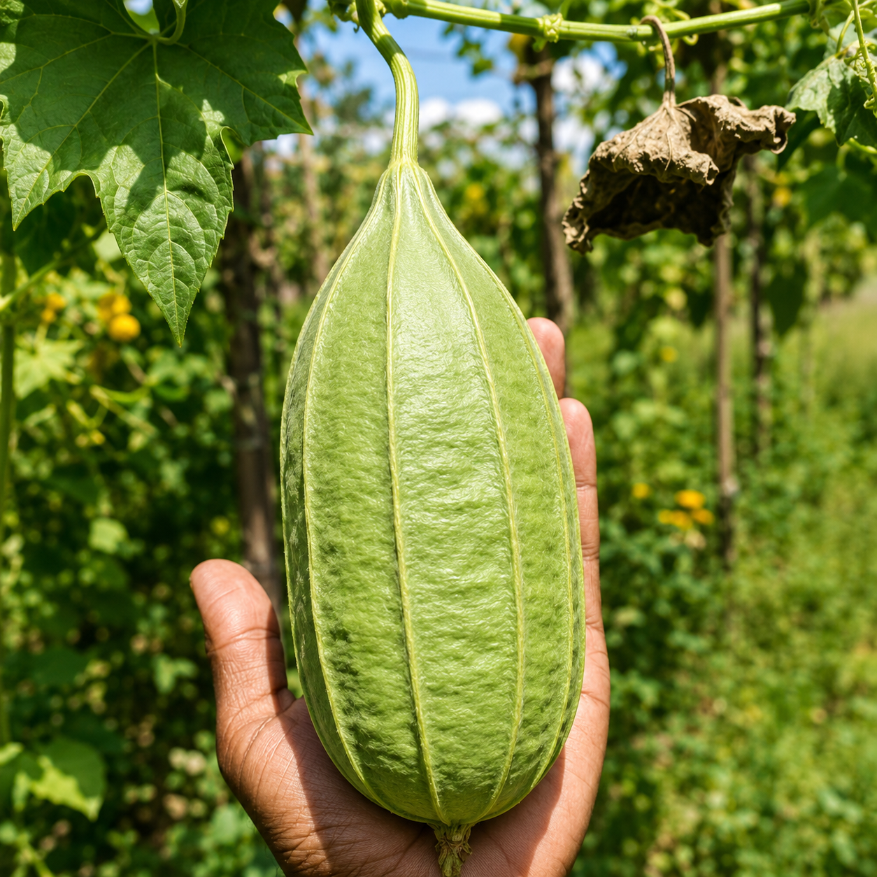 நாட்டு உறுதிப்பீர்கங்காய் ( Desi Ridgegourd)