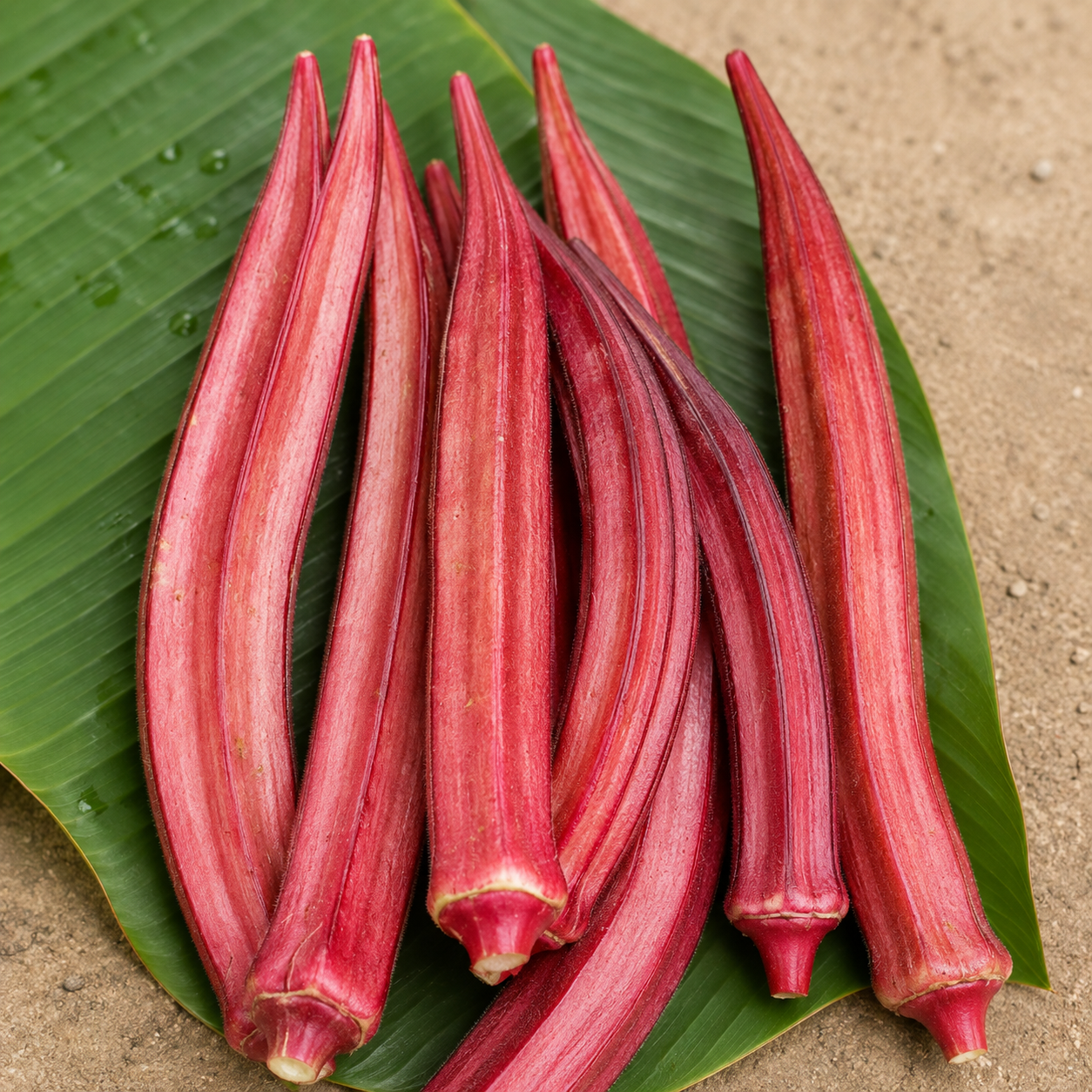 சிவப்பு வெண்டைக்காய் (Red Okra)