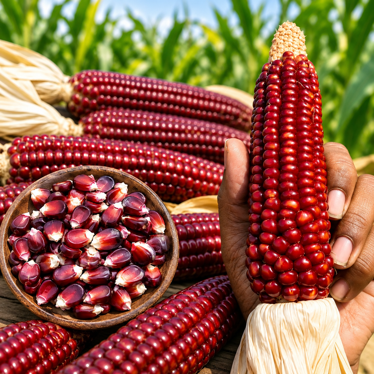 சிவப்பு மக்காச்சோளம் (Red Corn 🌽)